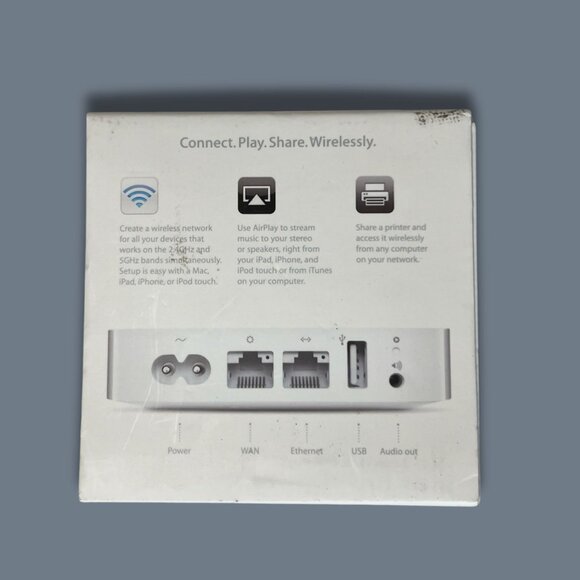 Apple AirPort Express 802.11n Wi-Fi & Magic Trackpad Wireless Connectivity Devic - Picture 4 of 5